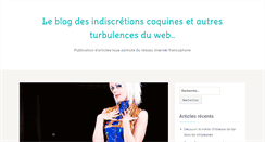 Desktop Screenshot of indiscretioncoquine.com